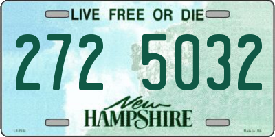NH license plate 2725032