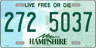NH license plate 2725037
