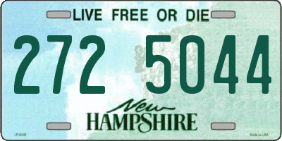 NH license plate 2725044