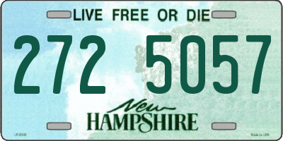 NH license plate 2725057