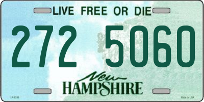 NH license plate 2725060