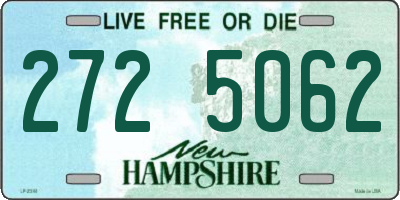 NH license plate 2725062