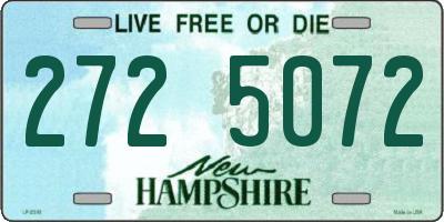 NH license plate 2725072