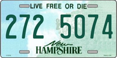 NH license plate 2725074