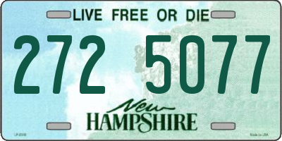NH license plate 2725077