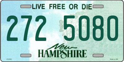 NH license plate 2725080