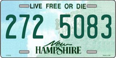 NH license plate 2725083