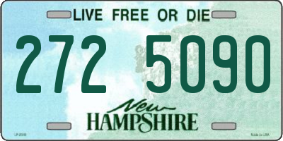 NH license plate 2725090