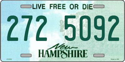 NH license plate 2725092