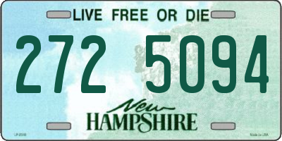 NH license plate 2725094