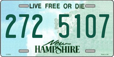 NH license plate 2725107