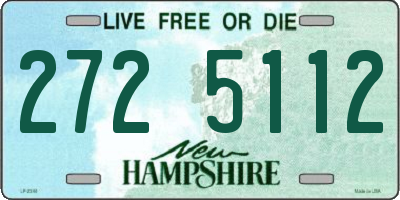 NH license plate 2725112