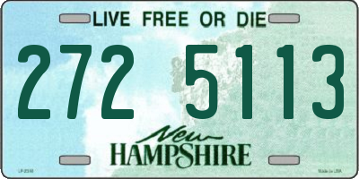 NH license plate 2725113