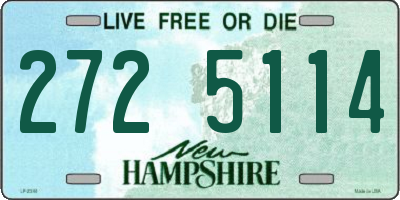 NH license plate 2725114