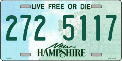 NH license plate 2725117