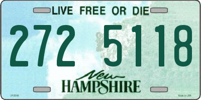 NH license plate 2725118