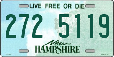 NH license plate 2725119