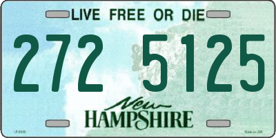 NH license plate 2725125