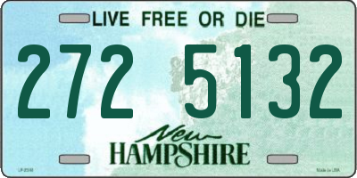 NH license plate 2725132
