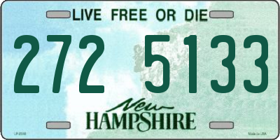 NH license plate 2725133