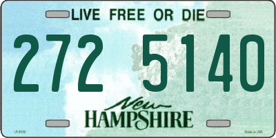 NH license plate 2725140