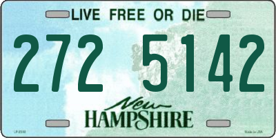 NH license plate 2725142