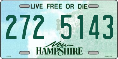 NH license plate 2725143
