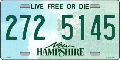 NH license plate 2725145