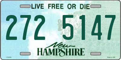 NH license plate 2725147