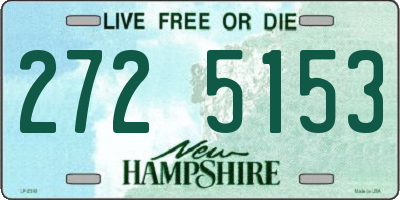NH license plate 2725153