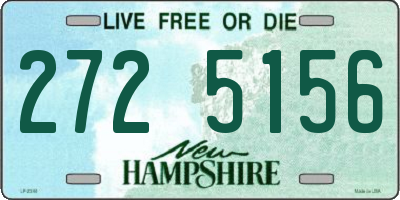 NH license plate 2725156