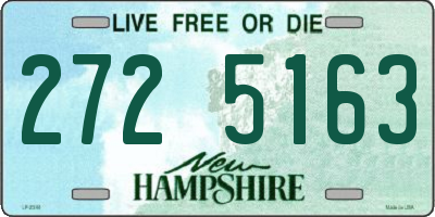 NH license plate 2725163