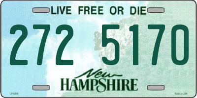 NH license plate 2725170