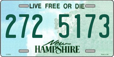 NH license plate 2725173