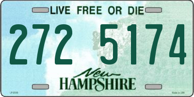 NH license plate 2725174