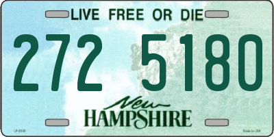 NH license plate 2725180