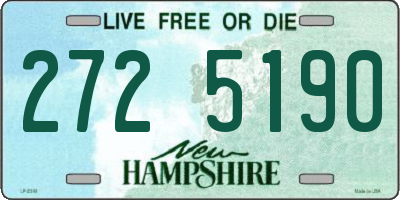 NH license plate 2725190