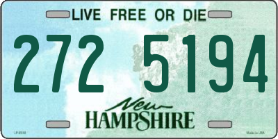 NH license plate 2725194