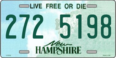 NH license plate 2725198