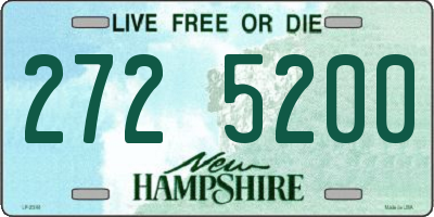 NH license plate 2725200
