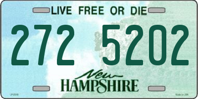 NH license plate 2725202