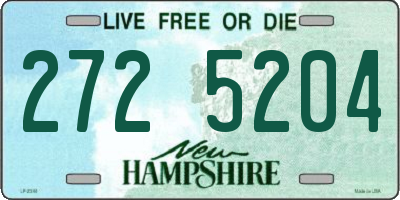 NH license plate 2725204