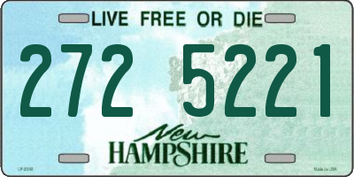 NH license plate 2725221