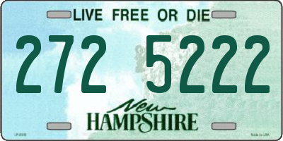 NH license plate 2725222
