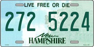 NH license plate 2725224