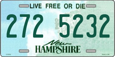 NH license plate 2725232