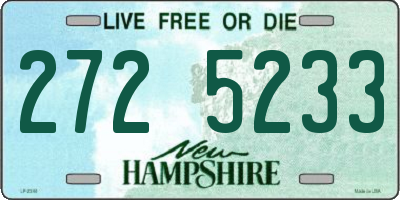 NH license plate 2725233
