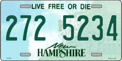NH license plate 2725234
