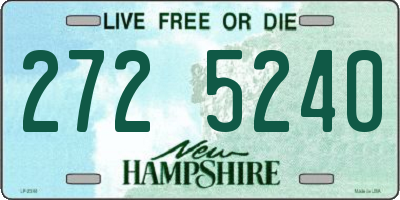NH license plate 2725240