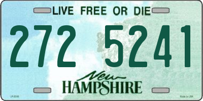 NH license plate 2725241